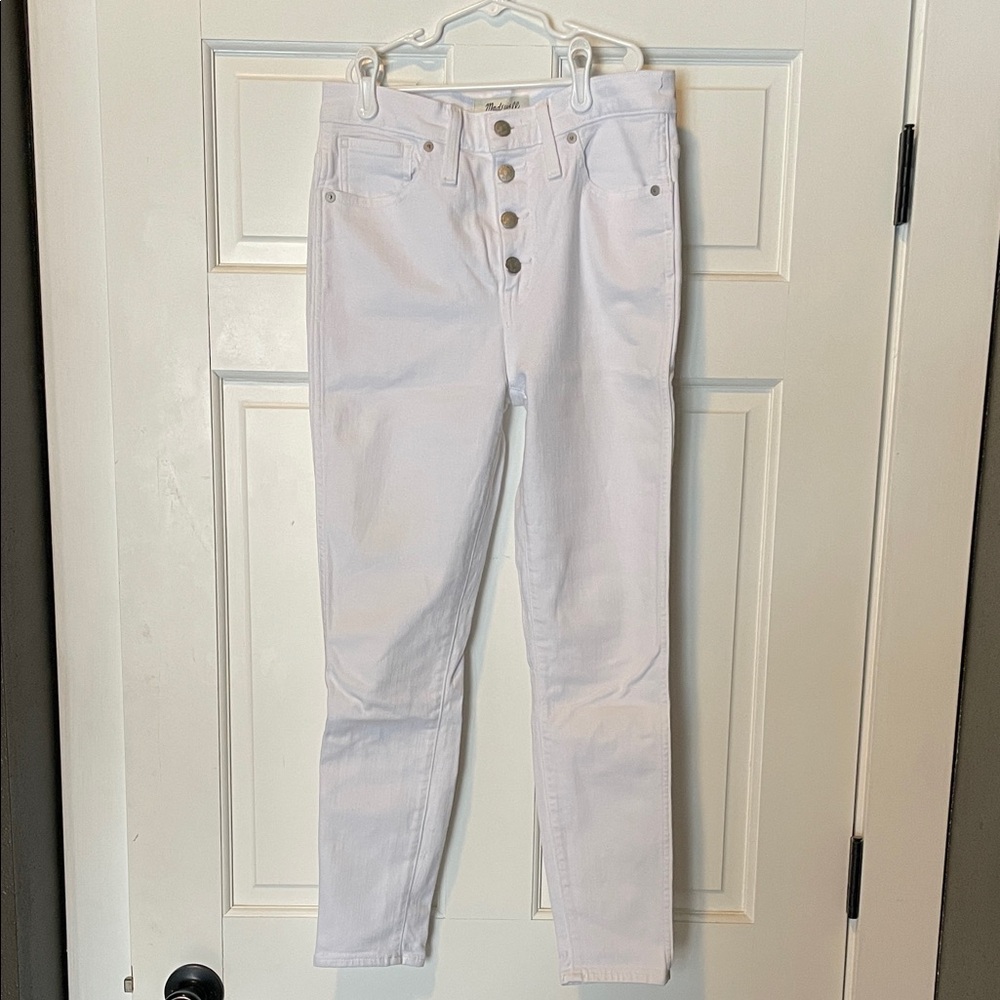 Madewell White High-Rise Women Jeans